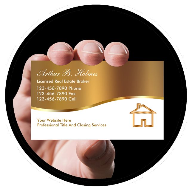 Real Estate Broker Business Cards (Creator Uploaded)