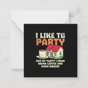 Real Estate Broker Like Party Card