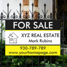 Real Estate Broker Logo Marketing For Sale Custom