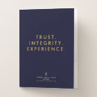 Real Estate Broker Presentation Pocket Folder