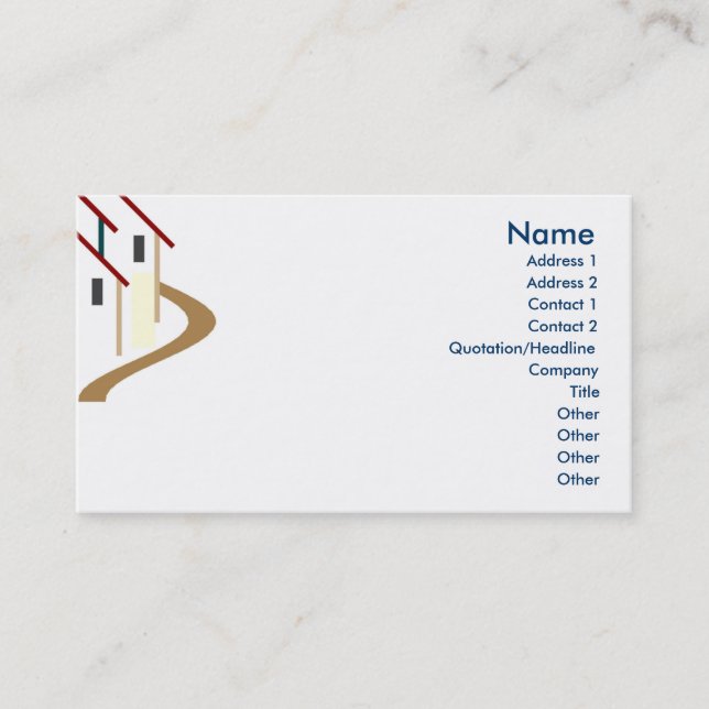 Real Estate Business Card (Front)