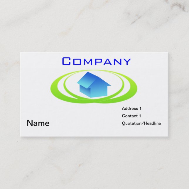 Real Estate Business Card (Front)
