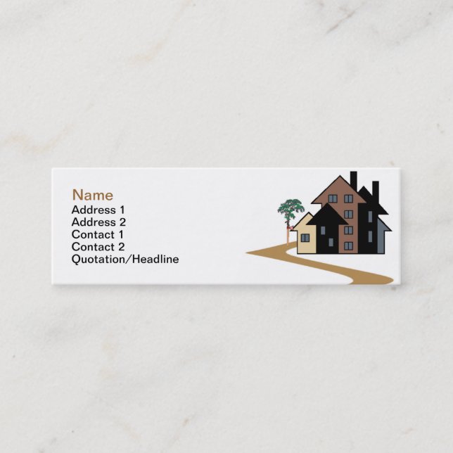 Real Estate Business Card (Front)