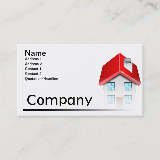 Real Estate Business Card (Front)