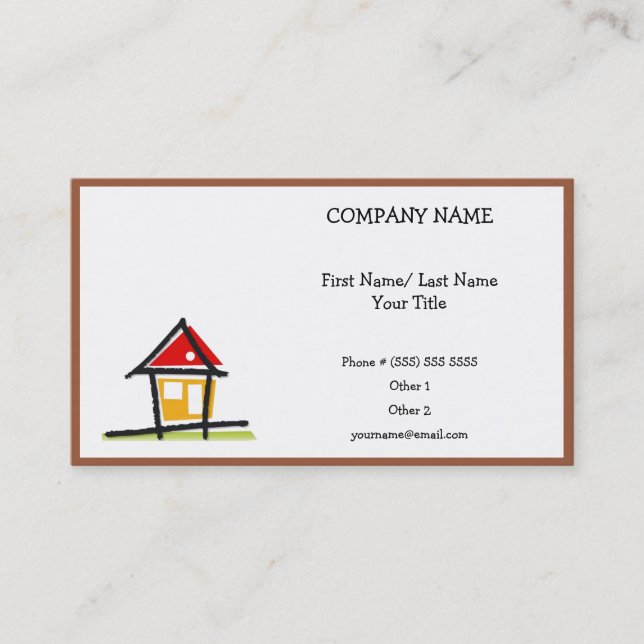 Real Estate Business Card (Front)