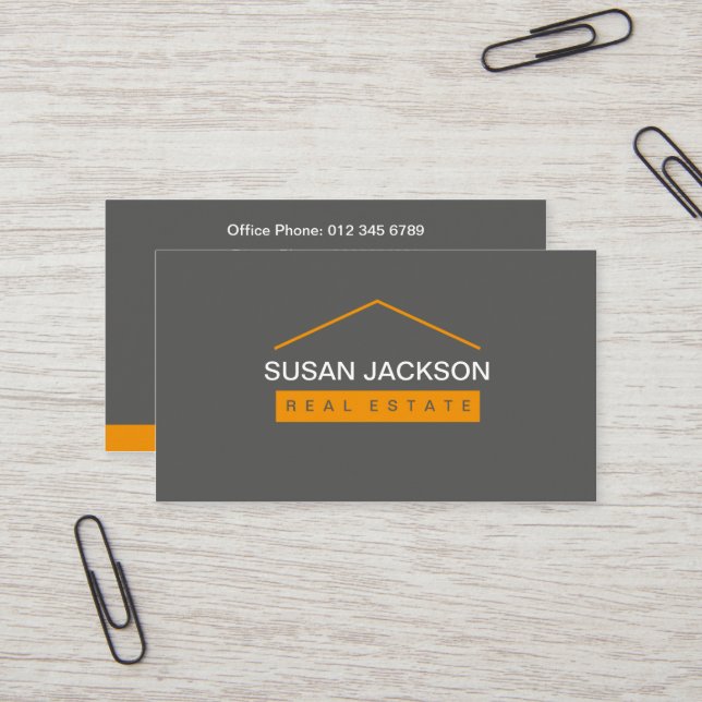 Real Estate Business Card (Front/Back In Situ)