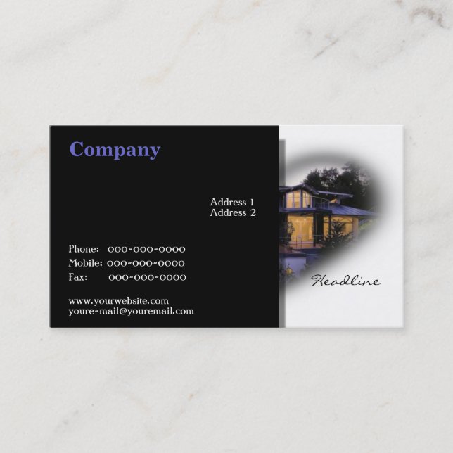 Real Estate Business Card (Front)