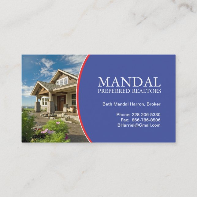 Real Estate Business Card (Front)