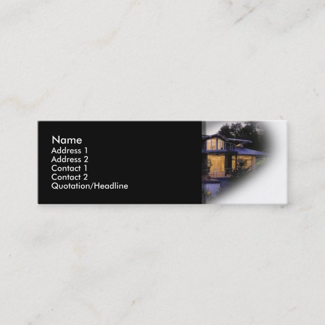 Real Estate Business Card (Front)