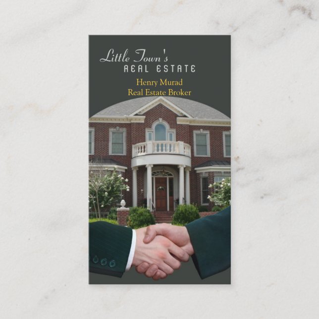 Real Estate Business Card (Front)