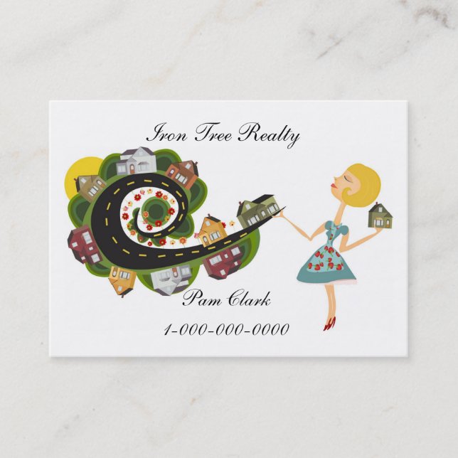 Real Estate Business Card (Front)