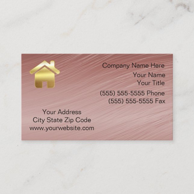 Real Estate Business Card (Front)