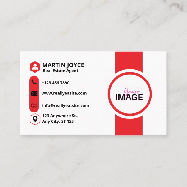 Real Estate  Business Card (Front)