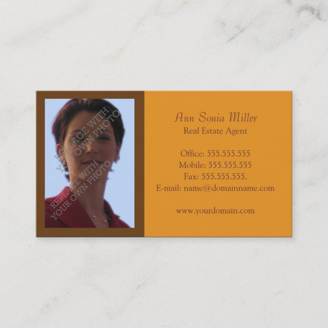 Real Estate Business Card Designs (Front)