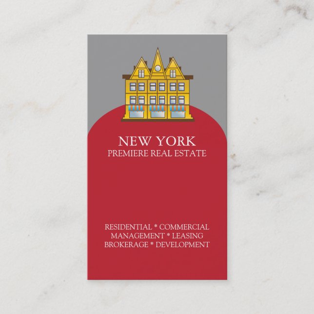 Real Estate Business Card Template (Front)