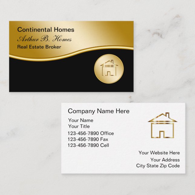 Real Estate Business Cards (Front/Back)