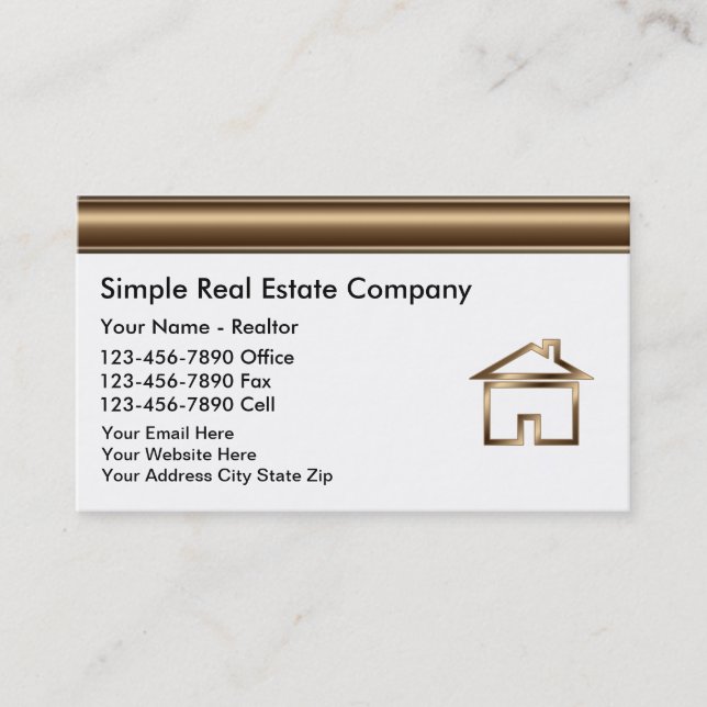 Real Estate Business Cards (Front)