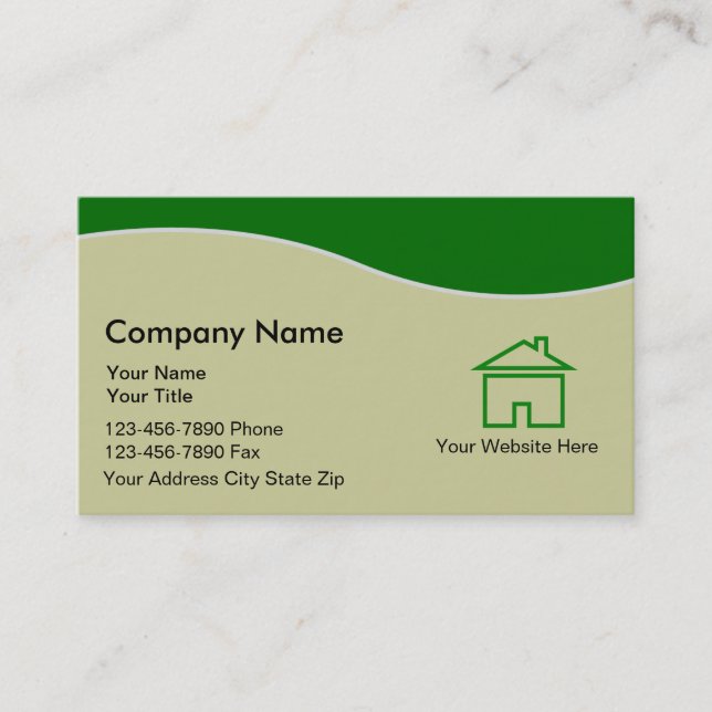 Real Estate Business Cards (Front)