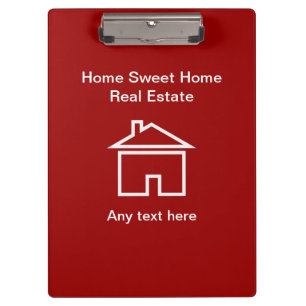 Real Estate Business Custom Clipboard