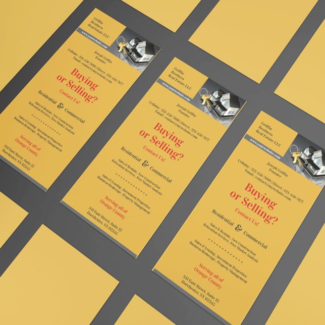 Real Estate Business Rack Card Template (Creator Uploaded)