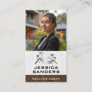 Real Estate Business Woman Properties Card