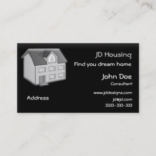Real estate businesscards business card