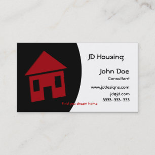 Real estate businesscards business card