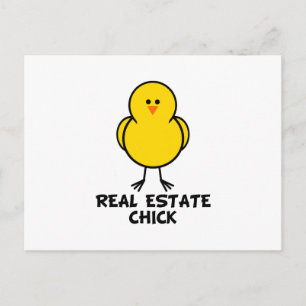 Real Estate Chick Postcard