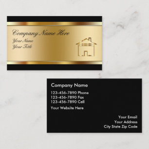 Real Estate Classy Businesscards Business Card