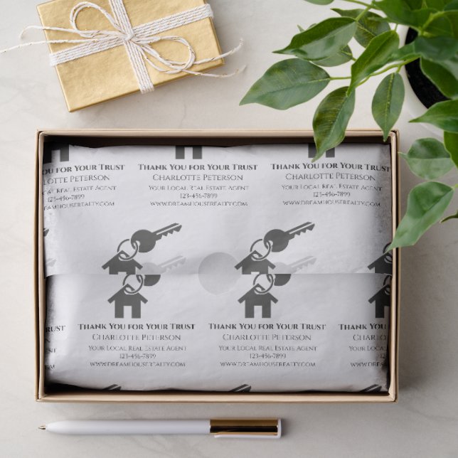 Real Estate Client Gift Wrapping Tissue Paper (Gift)