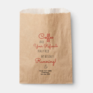 Real Estate Coffee Referrals Keep Business Running Favour Bags