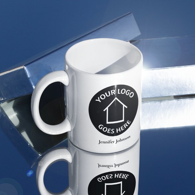 Real Estate Company Add Your Logo Custom Realtor Coffee Mug (Creator Uploaded)