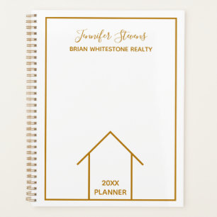 Real Estate Company Chic Custom Gold Realtor 2023 Planner