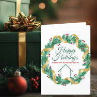 Real Estate Company Christmas Custom Folded