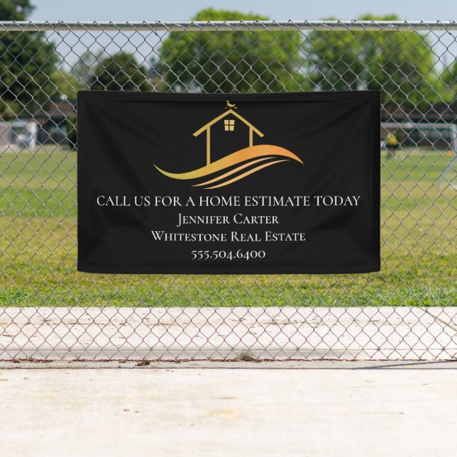 Real Estate Company Custom Logo Modern Marketing Banner (Insitu)