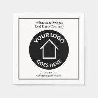 Real Estate Company Custom Realty Logo Open House