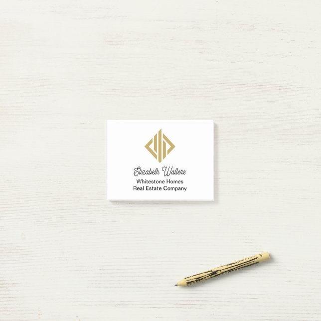 Real Estate Company Customised Business Post-it Notes (On Desk)