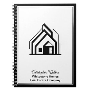 Real Estate Company Customised Realtor Logo Notebook