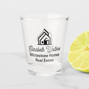Real Estate Company Customised Realtor Logo Shot Glass
