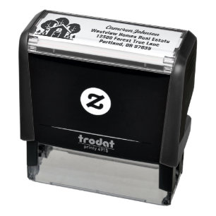 Real Estate Company Forest House Return Address Self-inking Stamp