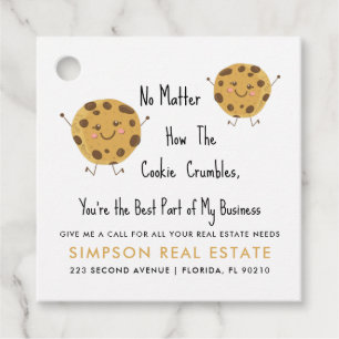 Real Estate Cookie Referral for clients Realtor Favour Tags