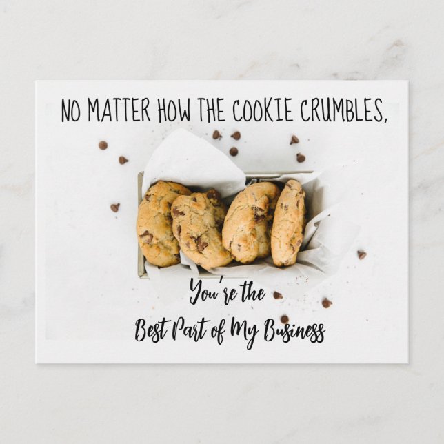 real estate COOKIE referrals marketing mailer Anno Announcement Postcard (Front)