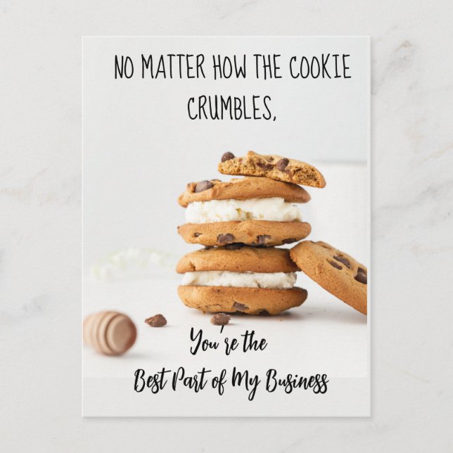 real estate COOKIE referrals marketing mailer Anno Announcement Postcard (Front)