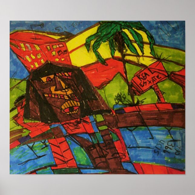 real estate crash poster (Front)