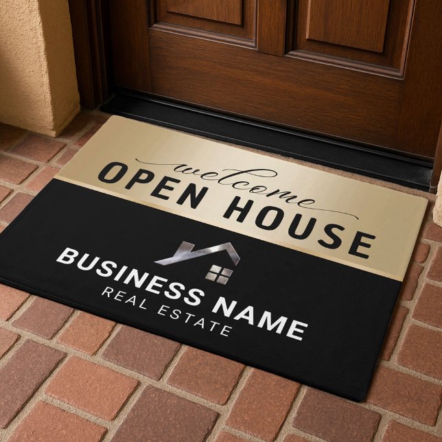 Real Estate Custom House Logo Realtor Promotional Doormat (Creator Uploaded)