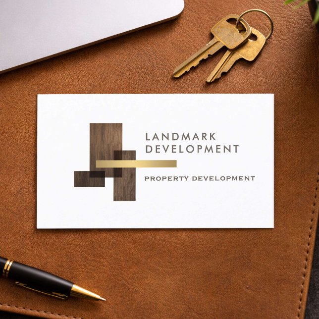Real Estate Developer Logo Business Card (Creator Uploaded)