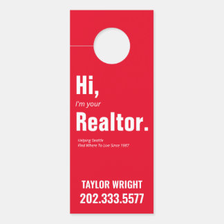 Real Estate Door Hanger