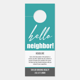 Real Estate Door Hanger
