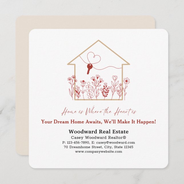 Real Estate Farming Modern Marketing Mailers  Card (Front/Back)