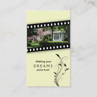 Real Estate Film House Business Card